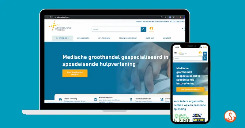 Nieuwe website Vandeputte Medical