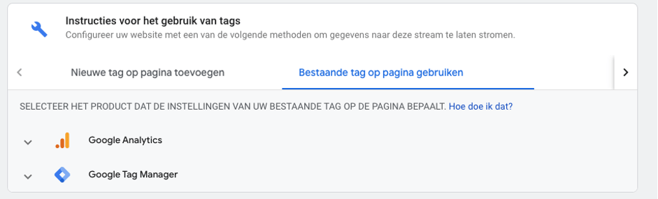 Instructies voor het bijhouden van website statistieken