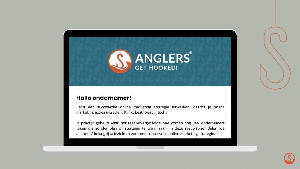 anglers nieuwsbrief voorbeeld