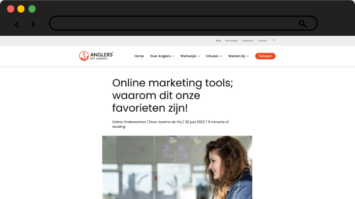 content management door online marketeer