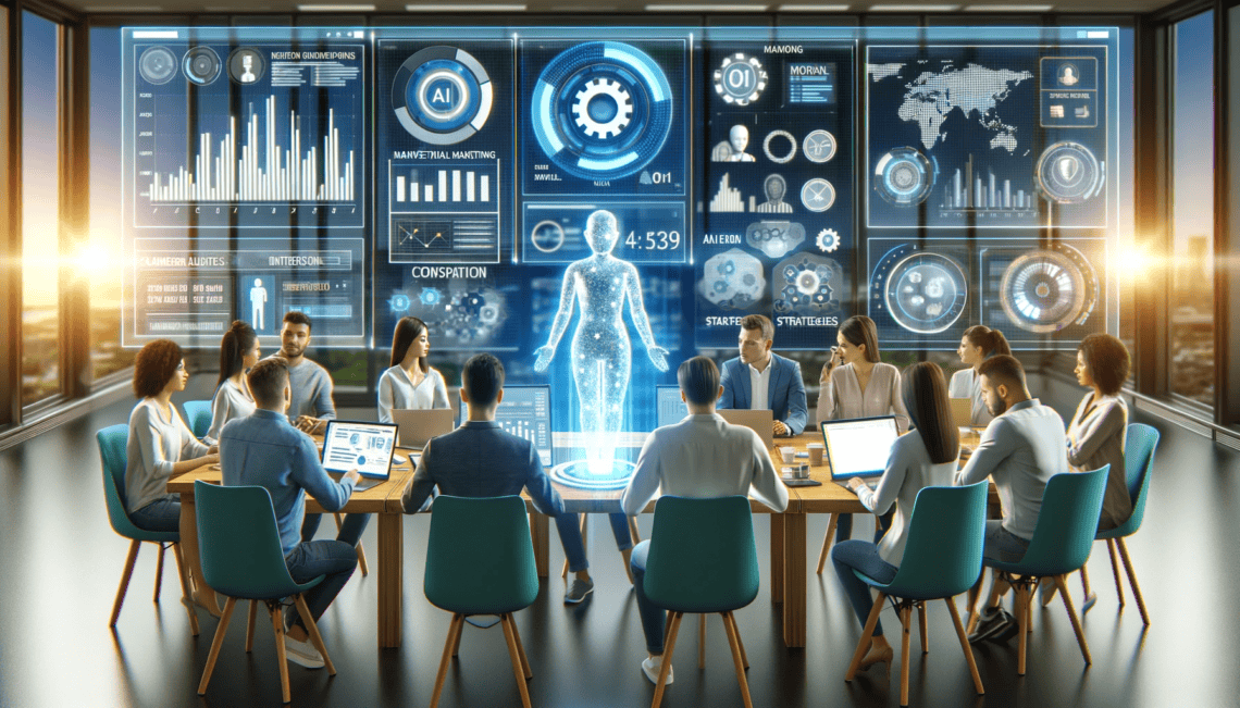 AI Marketing tijdens meeting