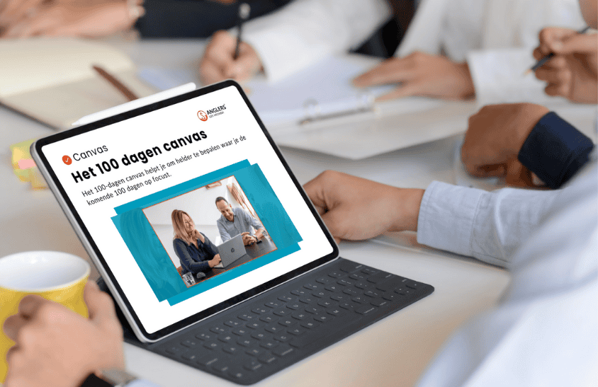 100 dagen canvas mockup